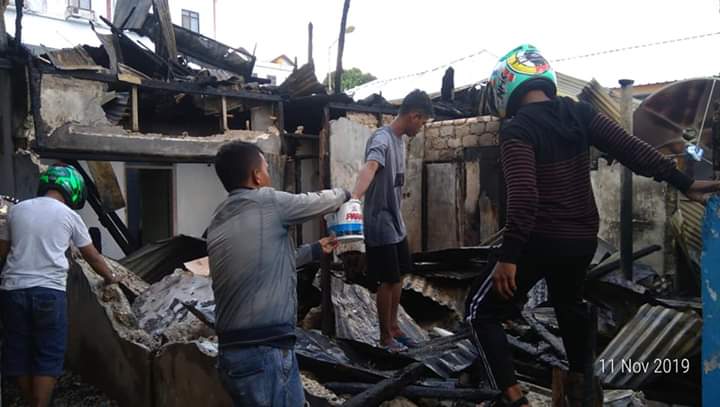 Enam Rumah Warga Malra Terbakar Beserta Uang Tunai 150 Juta