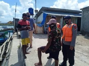 Brimob Maluku patroli bencana, himbau warga ikut protokol kesehatan