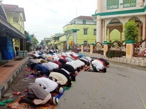 Sholat Idul Adha di Masjid Agung Kota Tual