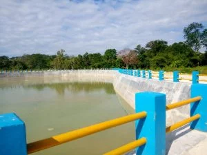 Ini paket embung Fiditan, dibiayai APBN dan dibangun ditengah hutan Kota Tual