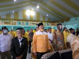 Pimpinan parpol dan Anggota DPRD Kota Tual yang hadir di Musda III Partai Golkar Kota Tual