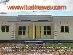 Ini Bangunan rumah Guru di Desa Tayando Yamtel, Kota Tual