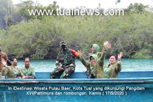 Ini destinasi wisata pulau Baer, Kota Tual yang dikunjungi Pangdam Pattimura