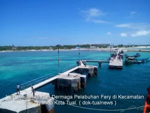 Panorama Indah Dermaga Fery Kecamatan Tayando Kota Tual Panorama indah dermaga fery kecamatan tayando kota tual