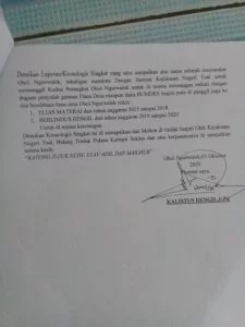 korupsi dana desa ngurwalek 2