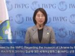 Hyun sook yoon ketua international womens peace group bersama para anggota international womens peace group