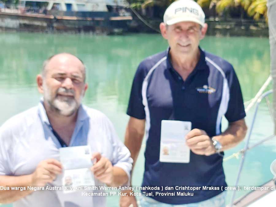 Dua Warga Australia Terdampar di Pulau Kur Dipulangkan