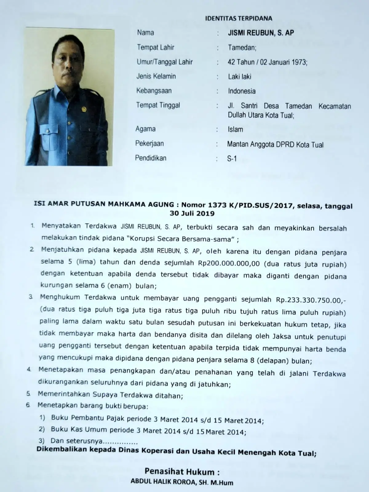 Terpidana-Korupsi-Jismy-Reubun.j