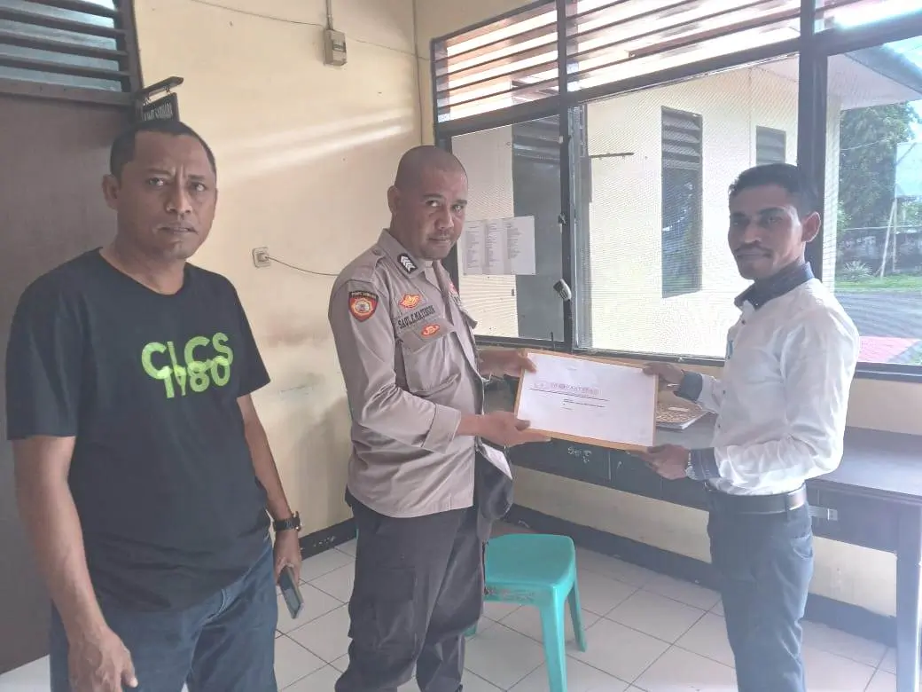 laporan pengaduan pertama yang masuk di Polres Malra