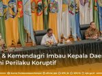 Rapat koordinasi rakor yang digelar kementerian dalam negeri kemendagri di jakarta