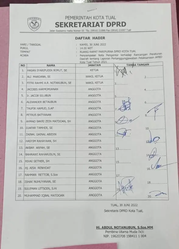 daftar-hadir-versi-Fraksi-Indonesia-Maju-yang-tidak-dihadiri-anggota-PKB-Yakobis-Karmomyanan