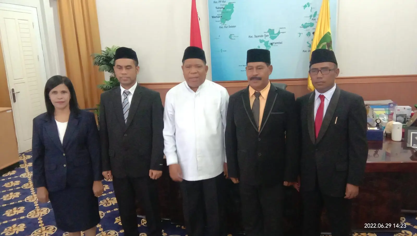 pelantikan-sejumlah-pejabat-Pemkot-Tual