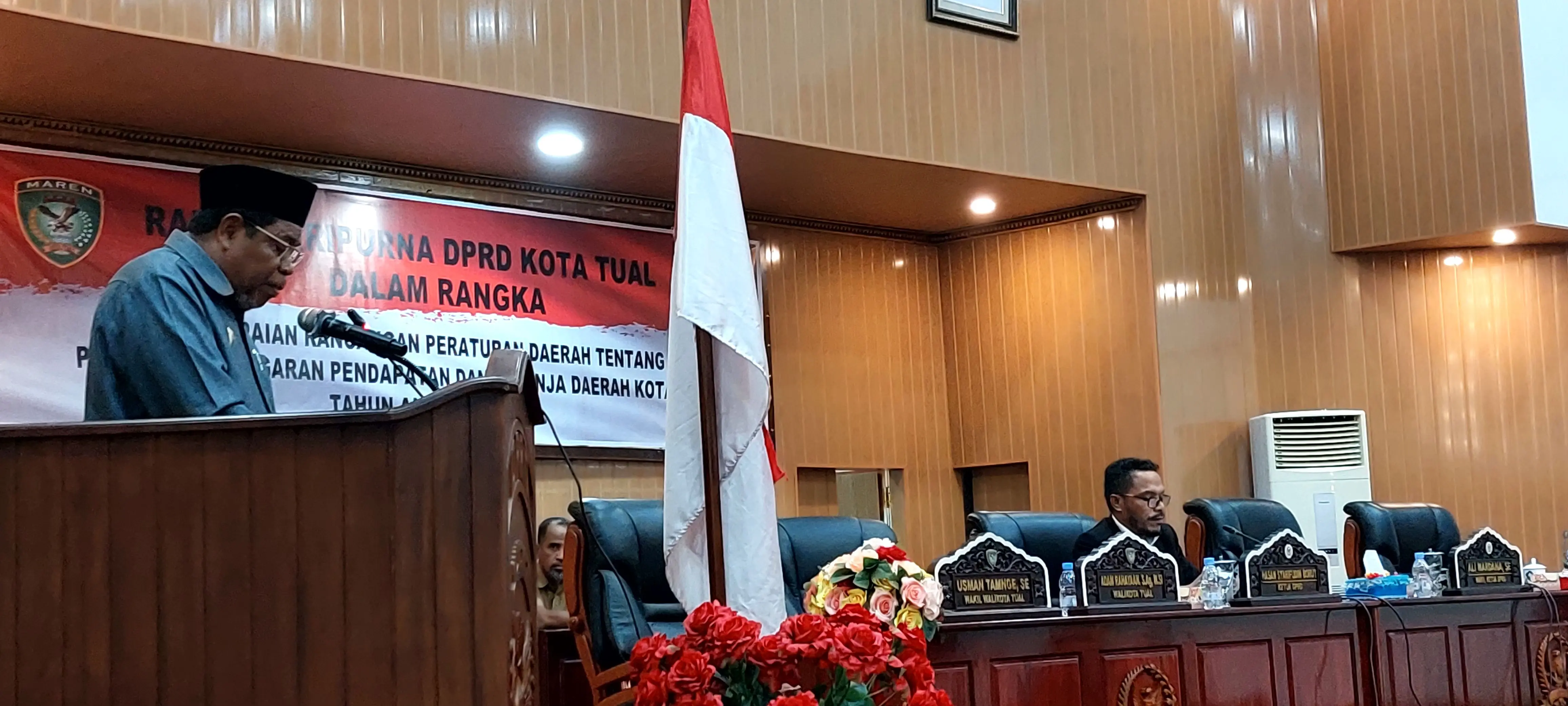 Amanat Amanat Walikota Tual pada penyampaian Ranperda APBD-P Kota Tual 2022
