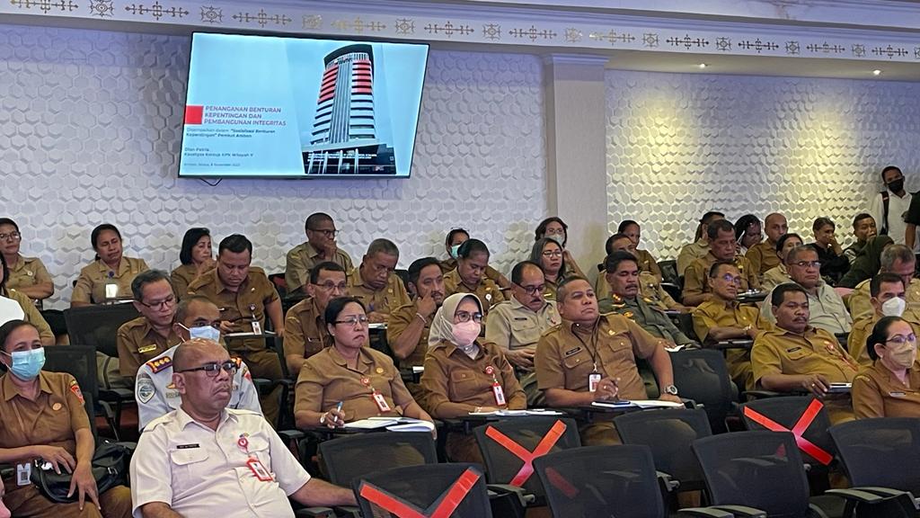 Pertemuan KPK bersama Pejabat Pemkot Ambon