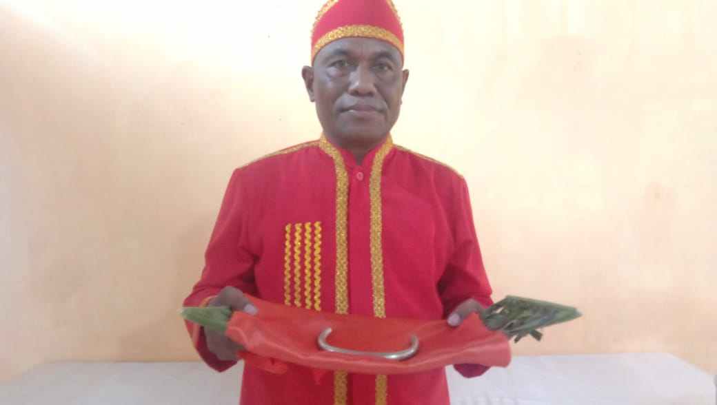 Ini mas adat Kei yang diserahkan kepada Calon Tunggal Kepala Ohoi Taar