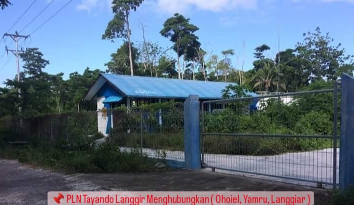 Ini kondisi PLTD Tayando Langgiar sejak dibangun PLN dibiarkan terlantar, dan ditumbuhi rumput