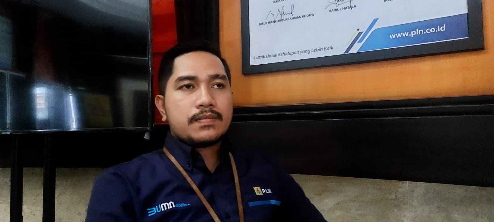 Kabag Komunikasi PT.PLN Maluku dan Malut dalam wawancara bersama tualnews.com selasa 24 Januari 2023