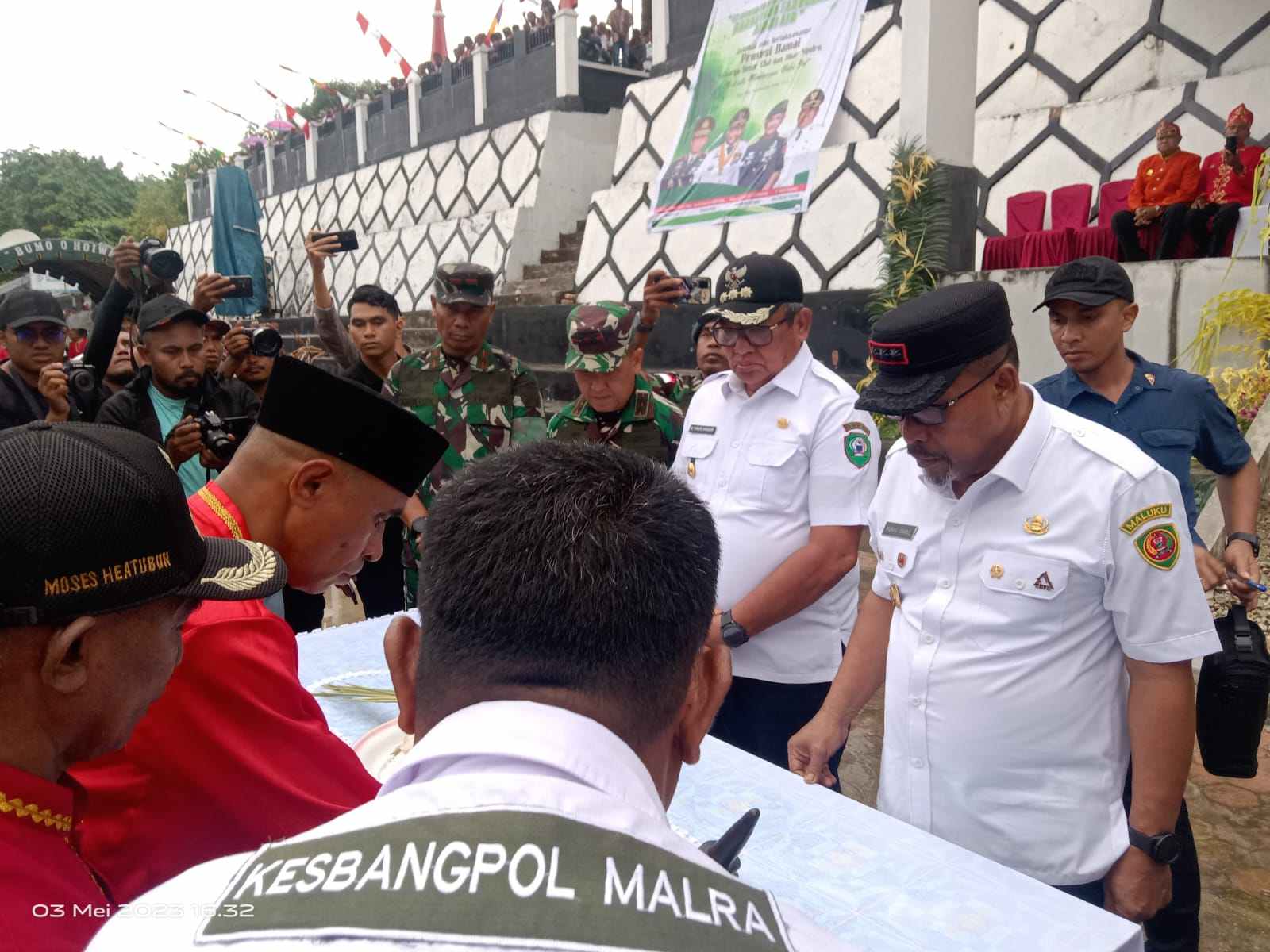 Rekonsiliasi damai di Elat Kei Besar, disaksikan Gubernur Maluku dan Forkopimda, Rabu 03 Mei 2023