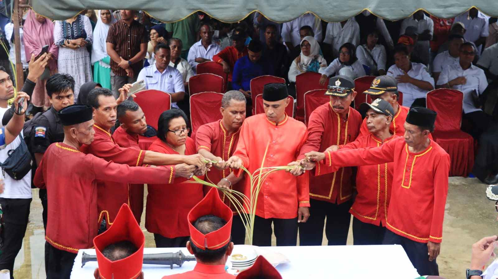 Ikrar damai warga Ohoi Elat dan Hoar Ngutru Kei Besar, Rabu 04 Mei 2023