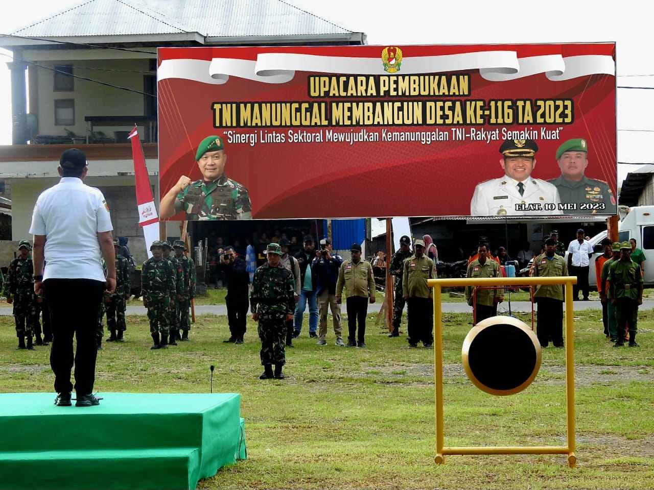Bupati Maluku Tenggara, jadi Irup Pembukaan TNI TMMD ke 116 di Ohoi Ngurdu, Kei Besar