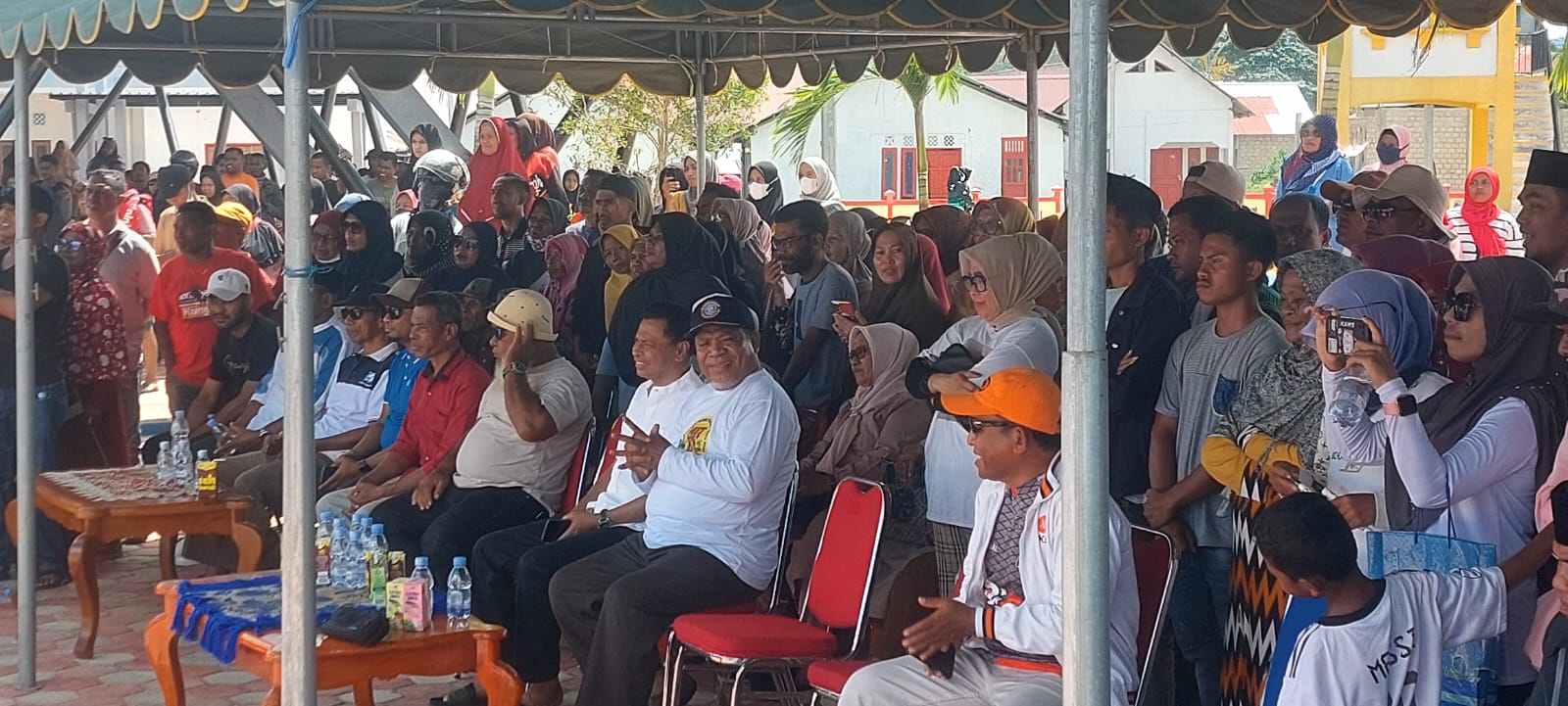 Walikota Tual dan Wawali Tual hadir dalam panggung rakyat AMANAH di Taman Kiom, Minggu 16 Juli 2023