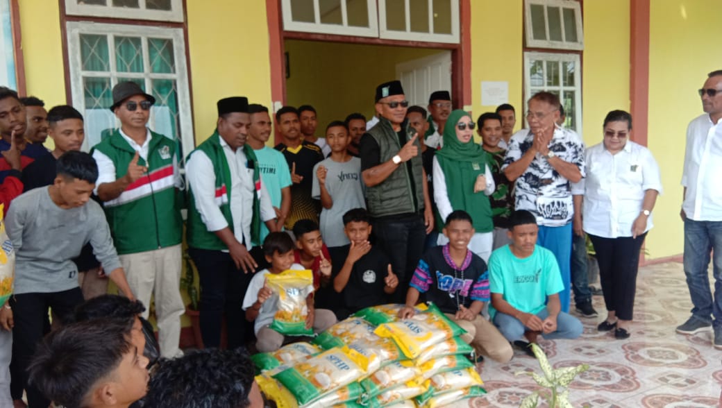 PKB Malra berbagi bersama anak yatim.di panti asuhan Solandres Langgur, Sabtu 22 Juli 2023