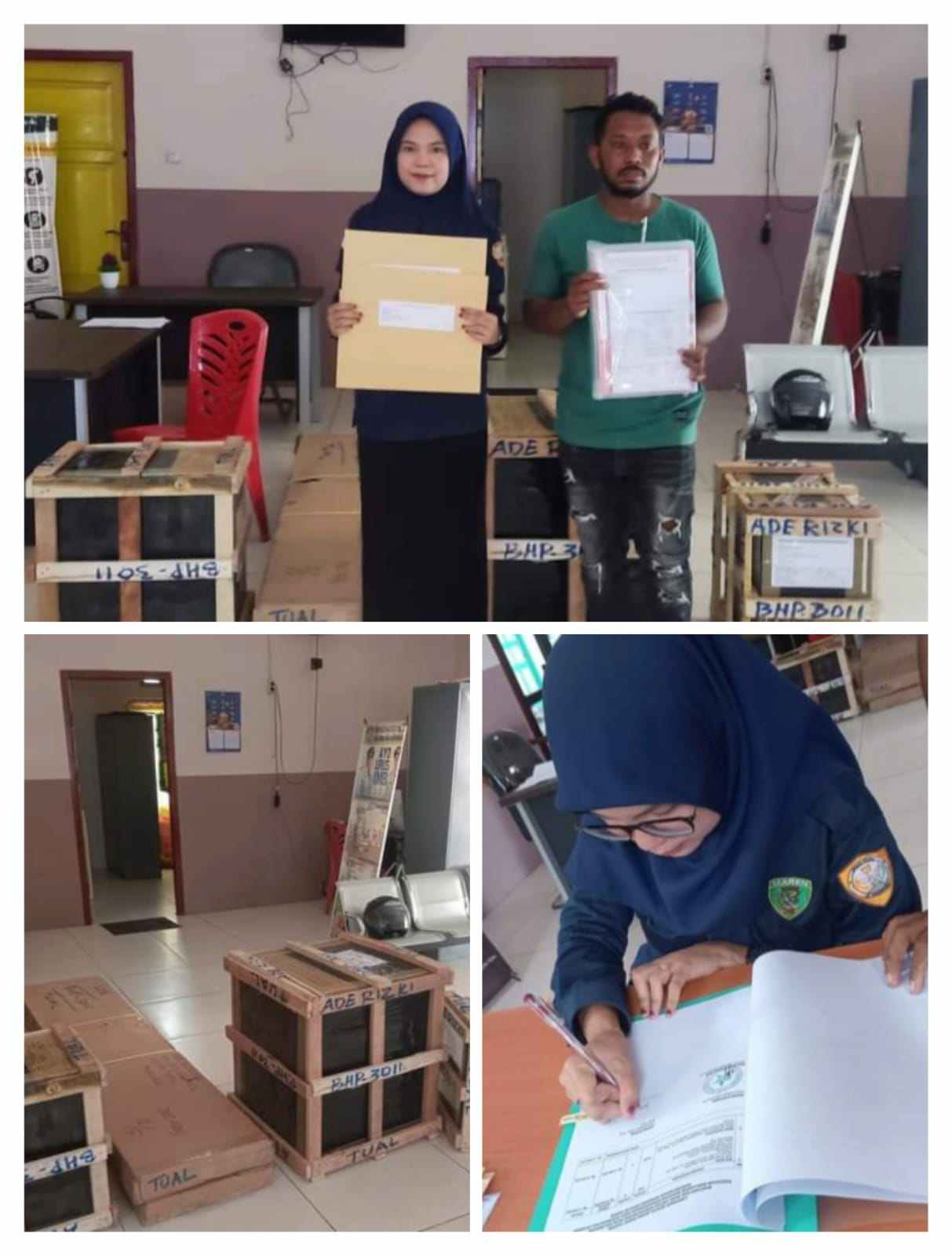 Perpustakaan Ohoi Tua, menerima bantuan TPBIS 2023 dari Perpustakaan Nasional RI