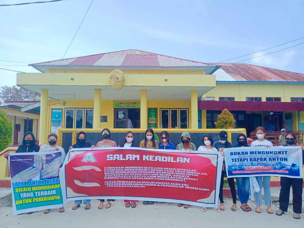 Pramusaji yang mendatangi PN Dobo, Senin 09 September 2023