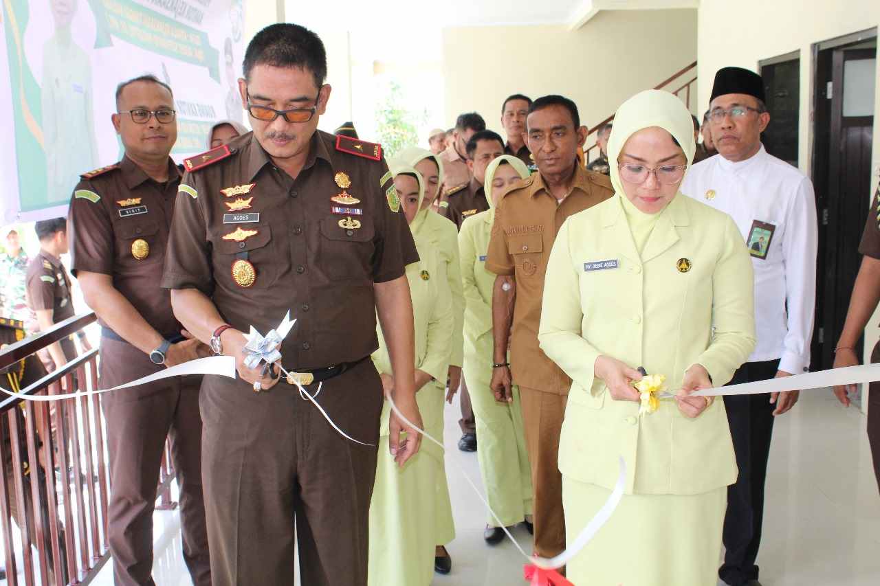 Kajati Maluku Resmi Gedung Baru Penunjang Kantor Kejaksaan Negeri Tual, Senin 22 Januari 2024