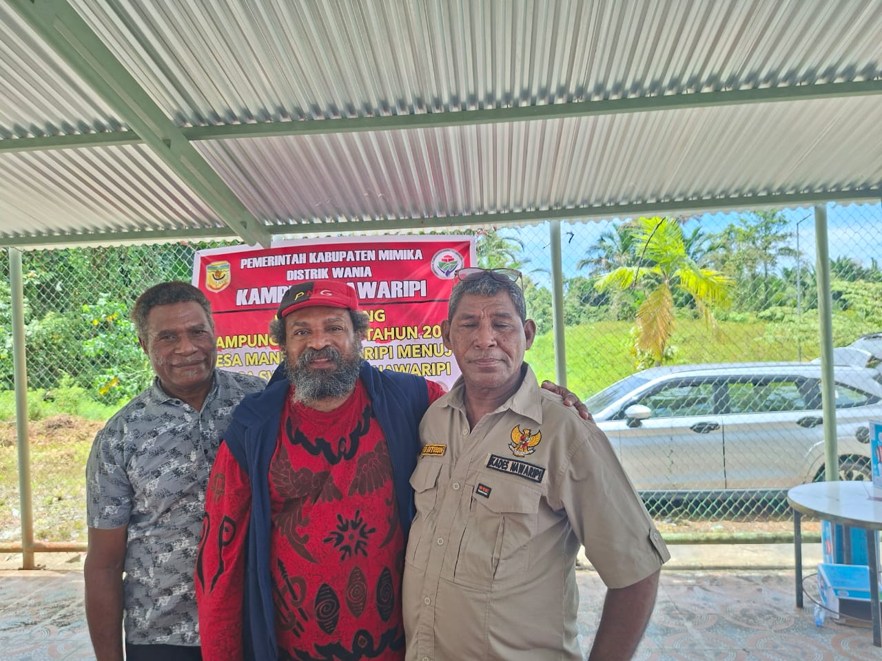Perwakilan PT Freeport Indonesia hadir di Musrenbangdes kampung Nawaripi