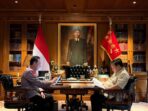 Presiden Prabowo Subianto memanggil Kapolri Listyo Sigit Prabowo ke kediamannya di Hambalang, Jumat (24/4/2026). ( foto- Seskab)