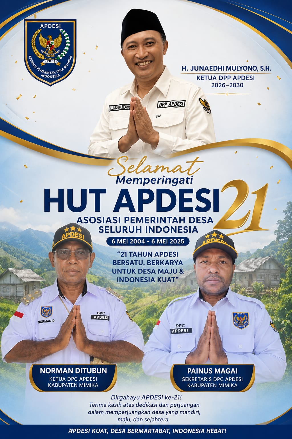 Iklan ucapan HUT APDESI