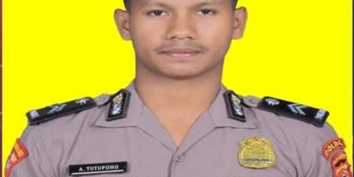 almarhum Ananda Risyhan Putera Pratama Tutupoho, anggota Direktorat Intelkam Polda Maluku