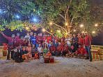 Tepi pantai Ohoidertawun berubah menjadi panggung budaya terbuka pada Sabtu malam (18/7/2026). ( foto - Ina Kei)