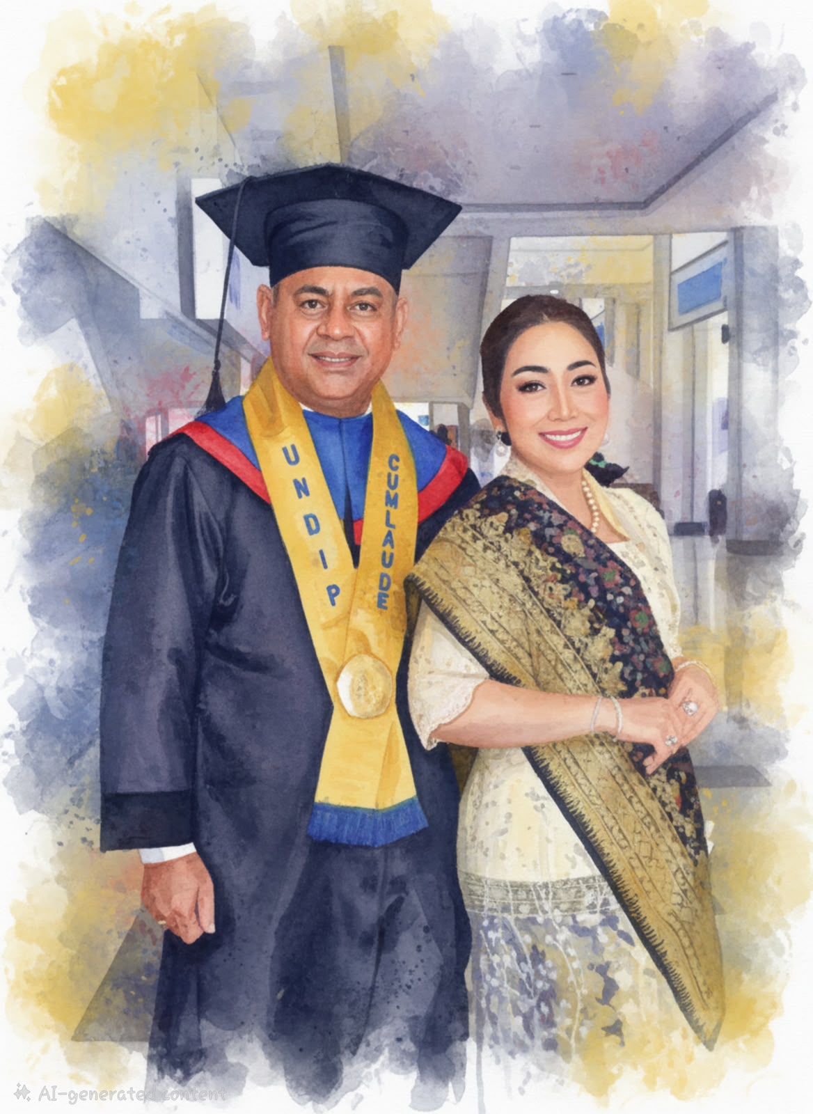 Putra terbaik Maluku, Kombes Pol. Dr. Alfaris Pattiwael, S.I.K., M.H., resmi menyandang gelar Doktor Ilmu Hukum setelah diwisuda oleh Rektor Universitas Diponegoro (Undip), Semarang, Rabu (29/7/2026).