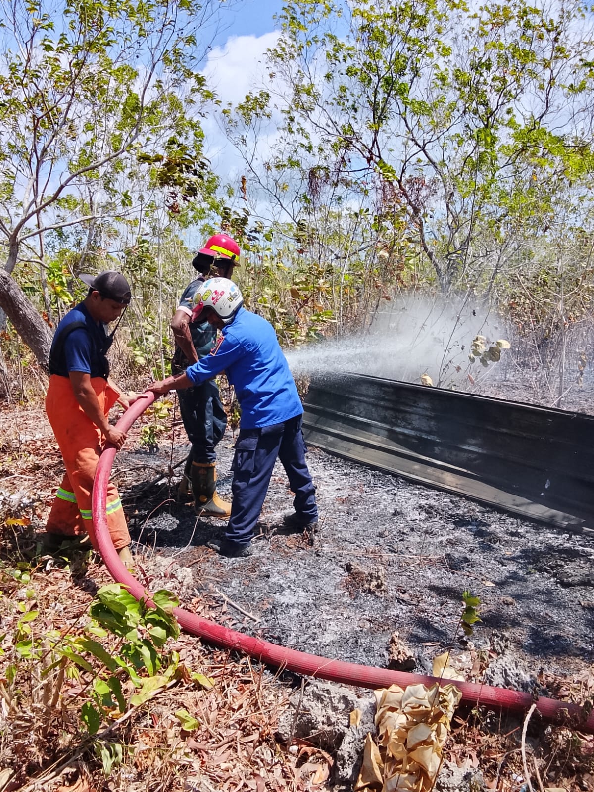 Dalam tiga hari berturut-turut, lima kejadian kebakaran terjadi di sejumlah titik di Kecamatan Kei Kecil dan Kecamatan Manyeuw.